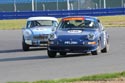 Photo: Paul Aslett, Porsche 911E and Michelle Kirkpatrick, MG B